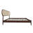 Solid Wood Bed Frame With Headboard Platform No Box Spring Needed Woven Rattan-1330058752-1330058753
