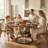 Round Extendable Dining Table
