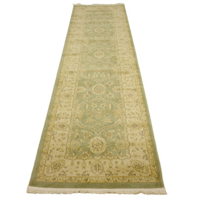 Tapis vert clair / beige Moore