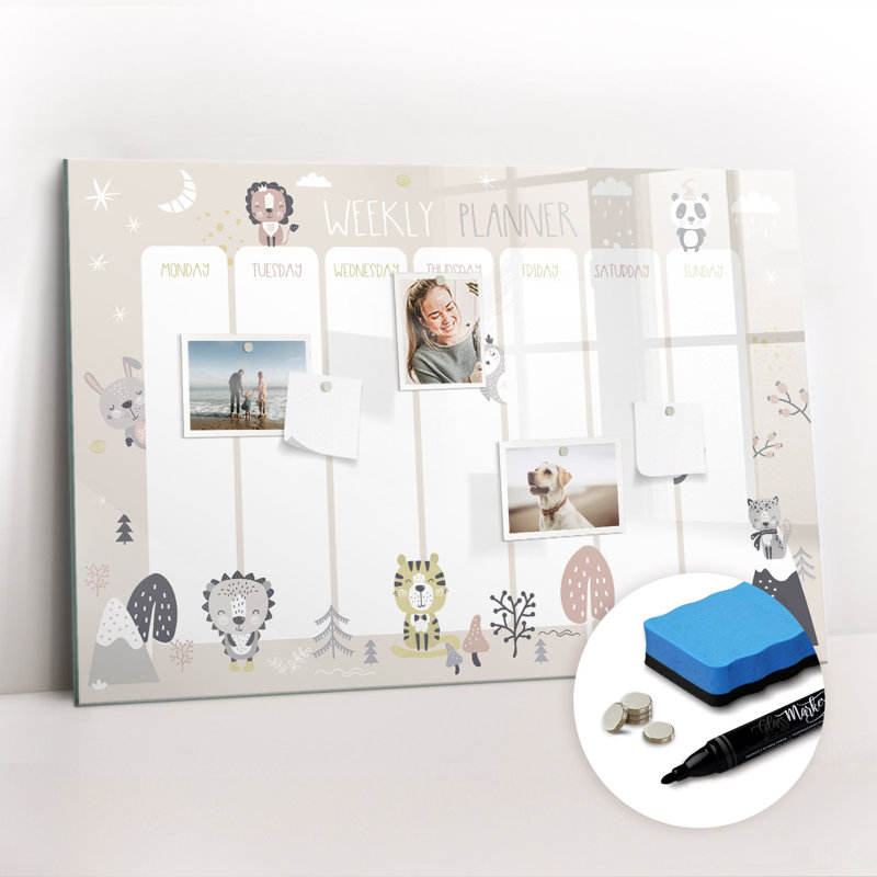 Magnetic Glass Dry Erase Board