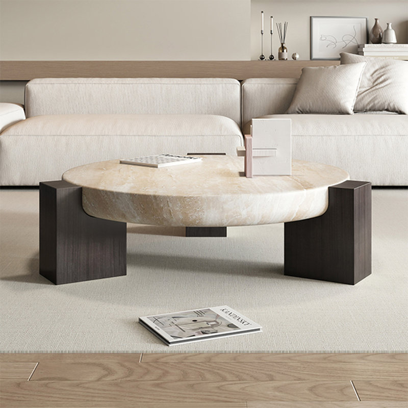 Table basse Creative, H 11,8 po x l 31,5 po x P 31,5 po, Jaune