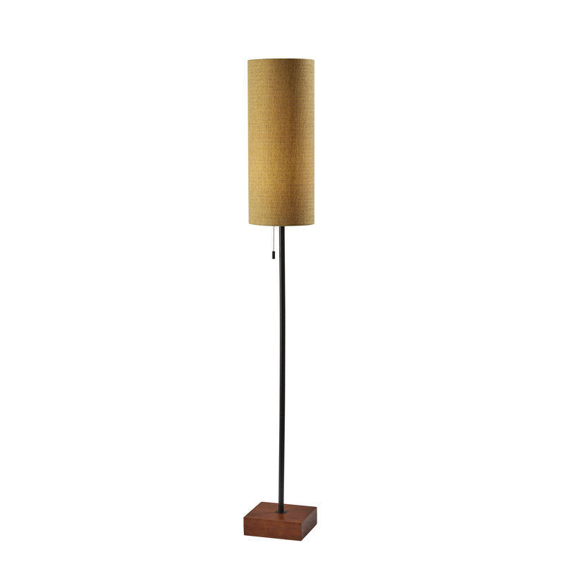 Lampe sur pied 62 po Henleaze, Jaune moutarde