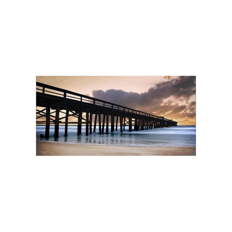 Pier I Print by Zoey Riley, Glass Coat, 47" H x 94" W