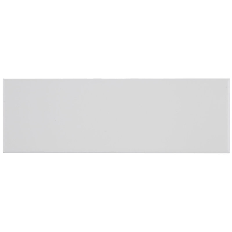 Berkeley 4" x 12" Ceramic Subway Tile, Matte Arctic White