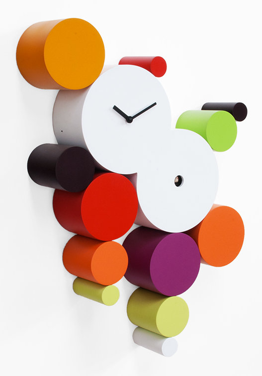 Eduardo Wood Wall Clock, Warm