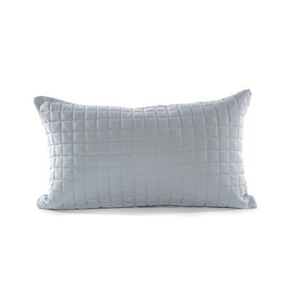 Grid Long Rectangular Pillow Cover & Insert