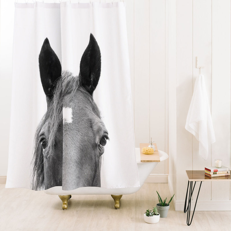 Rideau de douche Sisi and Seb Peeking Horse