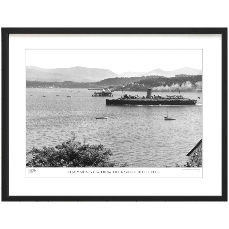 Beaumaris, View From The Gazelle Hotel C1960 - Single Picture Frame Print, 40cm H x 50cm W x 2.3cm D