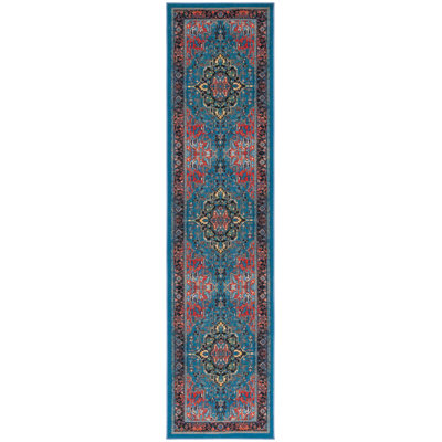 Tapis oriental bleu / rouge Chenoweth