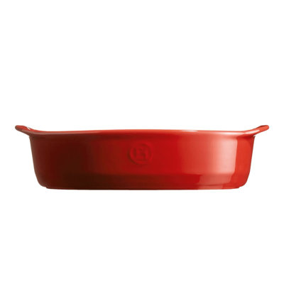 Burgundy Large Oval Baking The Right Dish
