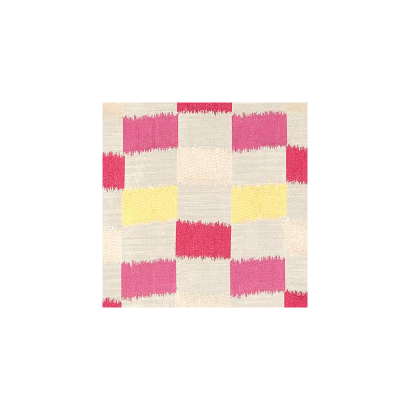 Tissu brodé Barton, Flamme