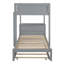 Lit superposé avec lit gigogne, rangement et bureau-769828145-769828149