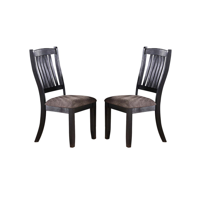 Ensemble de 2 chaises d'appoint rembourrées Hadiyyah