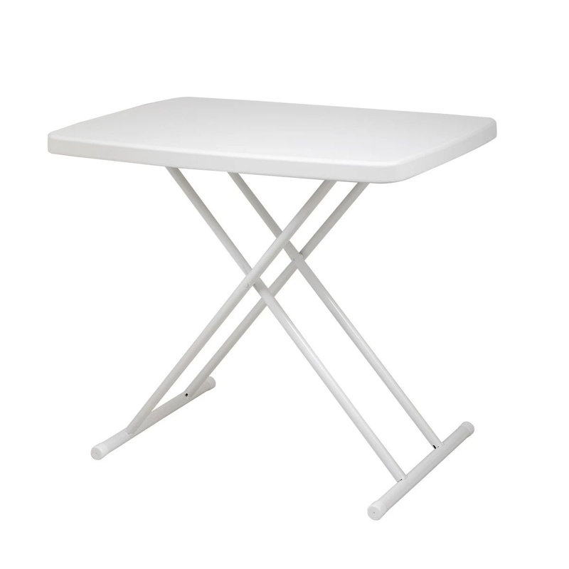 Table pliante rectangulaire réglable en plastique Harla 29,92 po