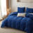 100% Waffle Weave Cotton Duvet Cover Set-135266597-135266592