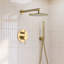 Robinet de douche circulaire avec valve brute-116826299
