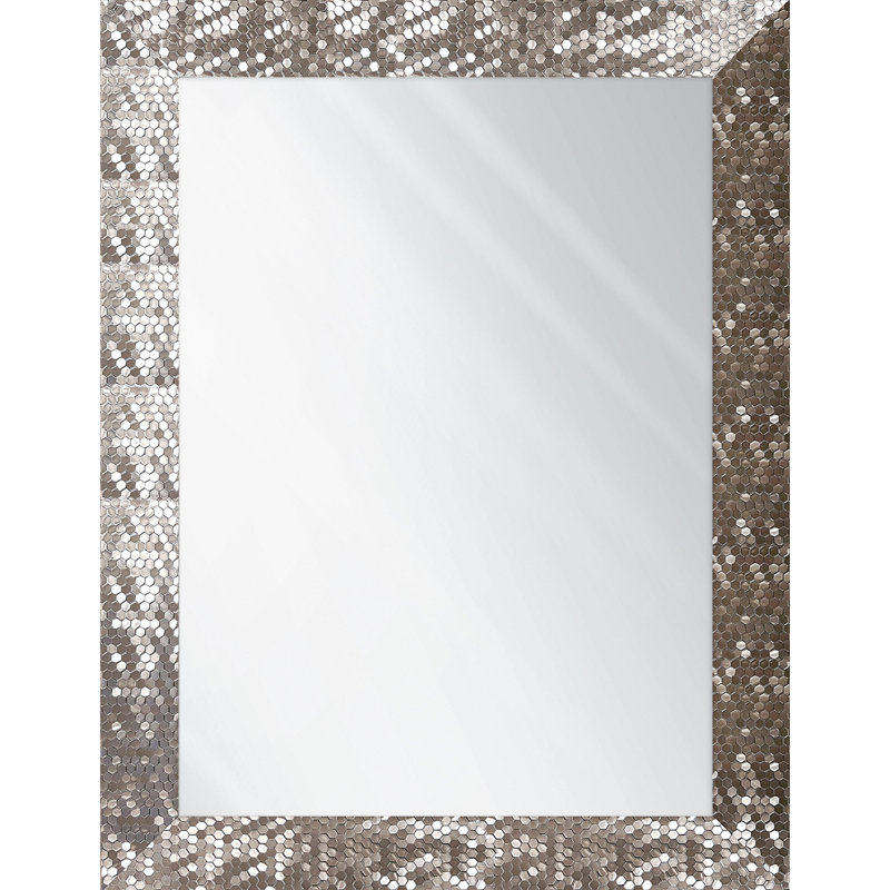 Zussen Plastic Flat Leaning Mirror, 113 cm H x 63 cm W, Satin