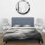 Ensemble d'édredon nautique et côtier 4 pièces - Photo en noir et blanc avec taies décoratives et coussins décoratifs-131383288