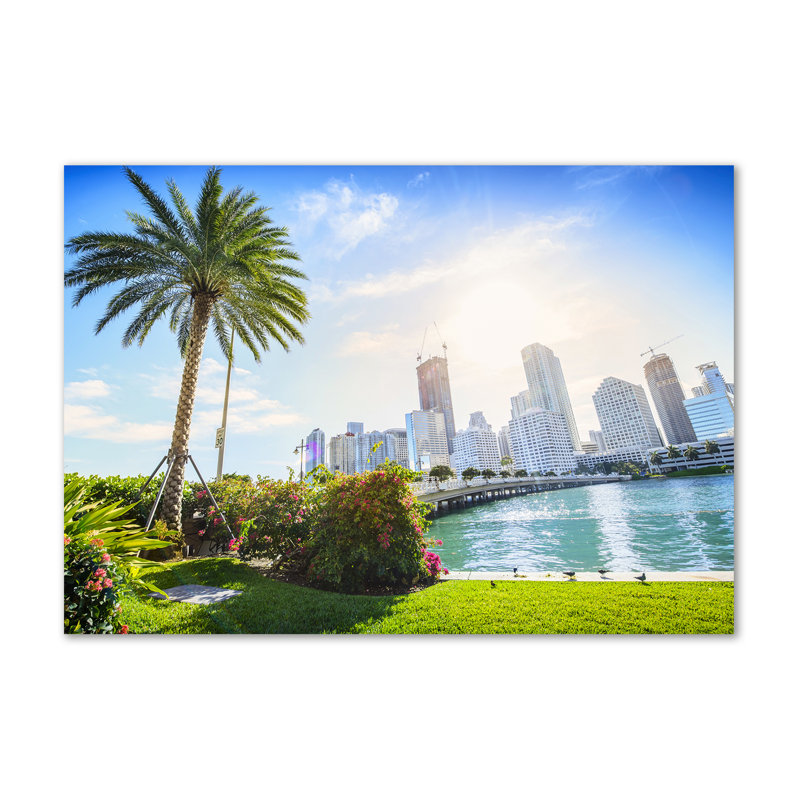 Miami Usa - Wrapped Canvas Art Prints
