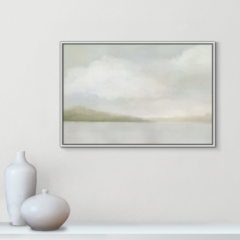 Queensland " A Tranquil Morning ", 25.5" H x 37.5" W, White