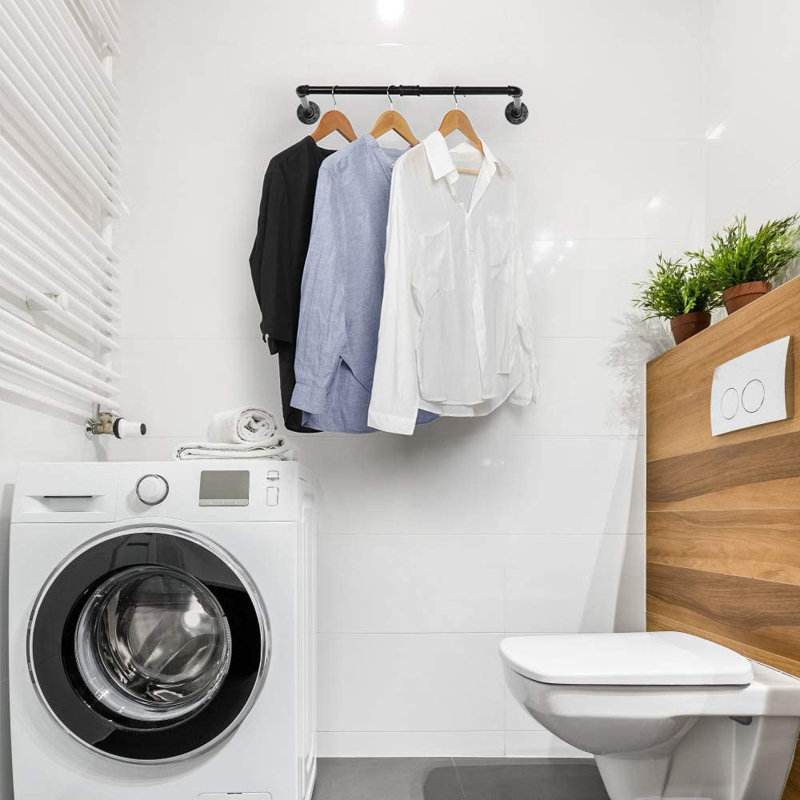 Frink 23.2'' Wall Mounted Clothes Rack