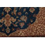 Tapis oriental bleu antique à teinture végétale 2 x 4