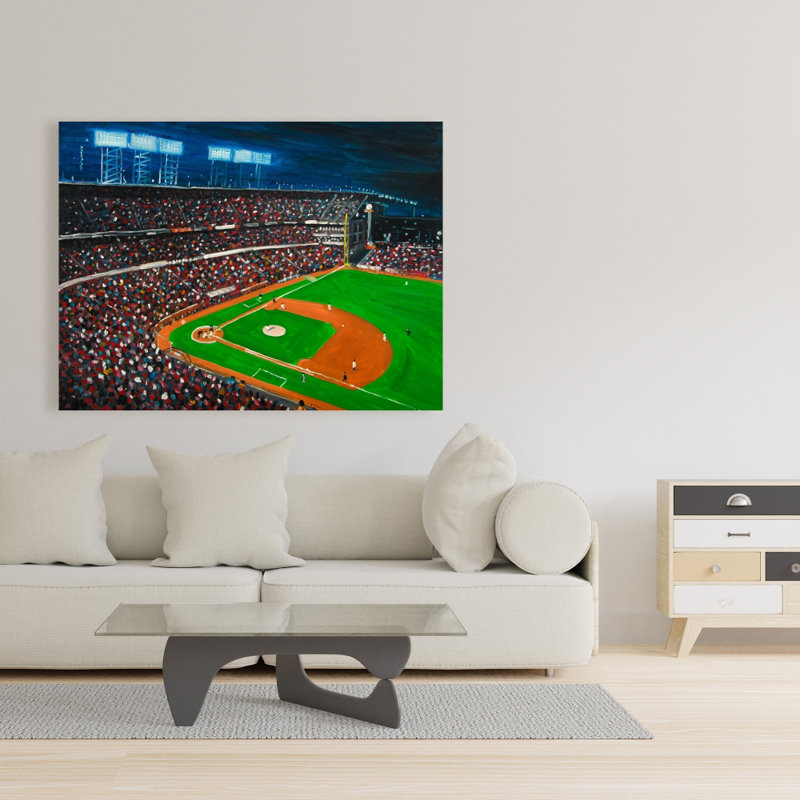 Sur toile, jeu de baseball | Contemporary Sports Home Decor