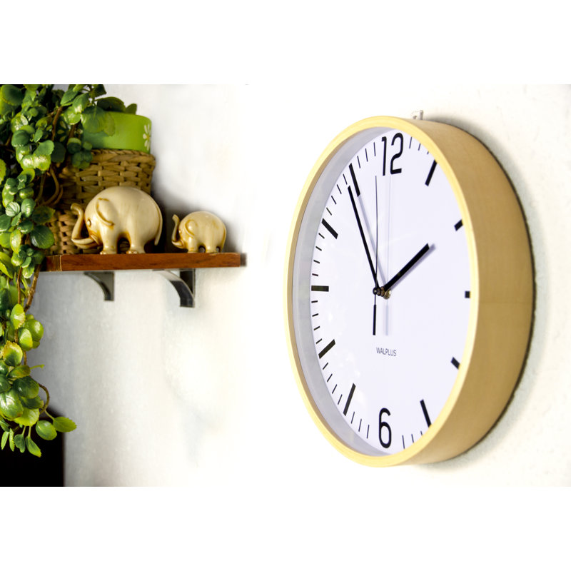 Horloge murale 10,2" hygge time