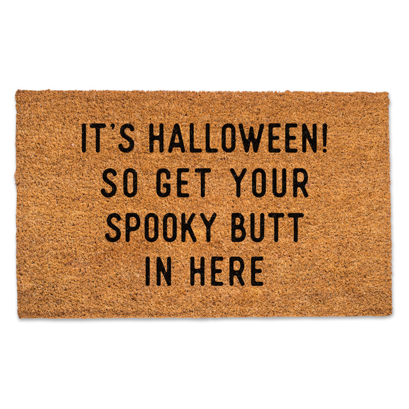 Obtenez votre tapis de porte Spooky