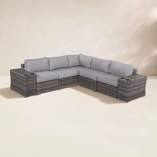 Biles 7-Piece Sectional Seating Group with Cushions
