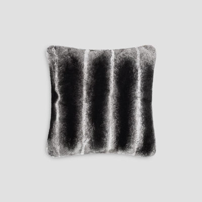 Rusher Striped Microsuede Outdoor Throw Pillow