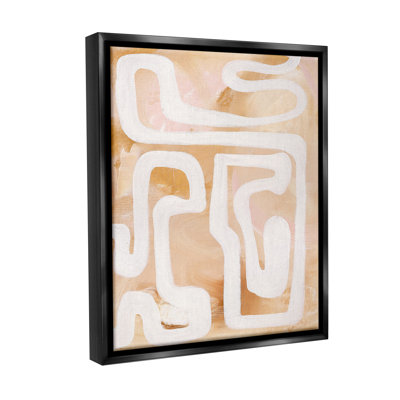 «Mute Abstract Squiggle» par Design Fabrikken sur toile