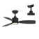 Emidia Standard Ceiling Fan with LED Lights Indoor