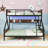 Metal Bunk Bed With Shelves And Lights-1774697529
