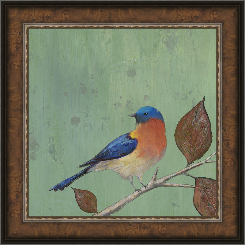 « reposing oiseau ii », reproduction d’art encadrée