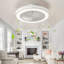 Latiyah 20 Ceiling Fan With Led Lights And Remote Control Reversible Modern Ceiling Fan With Light Kit-112290600