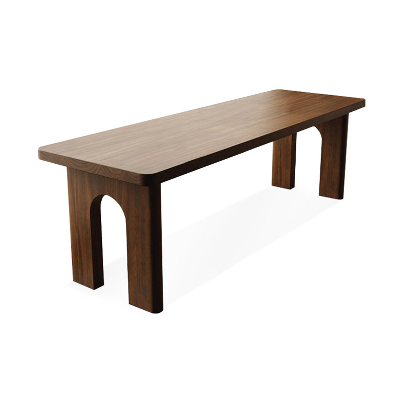 78.74"Light walnut Rectangular Solid Wood desks, 29.53" H x 86.61" W x 27.56" D