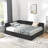 Full Size Upholstered Tufted Storage Daybed With Sturdy Wood Frame And Dual-Function Design For Bedroom Or Living Room Use.-1840217658-1840217659