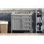 Meuble-lavabo 36 po avec lavabo supérieur, meuble-lavabo moderne avec 2 tiroirs et tiroir escamotable, meuble-lavabo simple-1583378329
