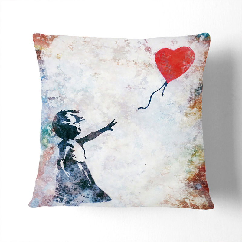 Square Throw Cushion, 40cm H x 40cm W x 15cm D