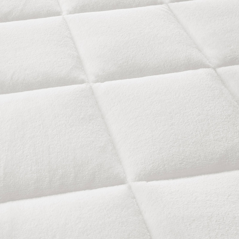 Surmatelas moelleux imperméable hypoallergénique en duvet synthétique, Grand lit