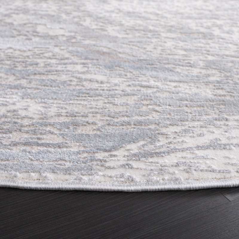 Platinum Performance Abstract Rug, Round 6'7"