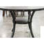 Table en bois naturel de style classique avec rangement attrayant et table ronde transitionnelle
