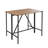 5-Piece Foldable Bar Height Outdoor Dining Set With Cushioned Stools