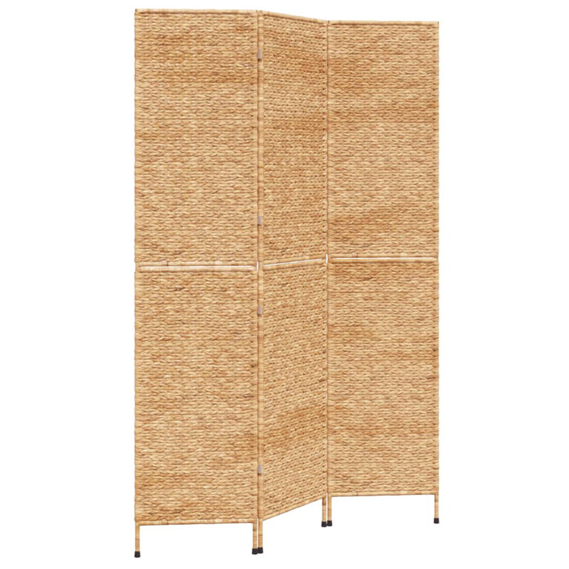 Cotreau 180cm H Metal Folding Room Divider, 3, 180cm H x 122cm W, Light Brown
