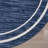 Lucretia Abstract Machine Woven Chenille Indoor/Outdoor Area Rug in Blue-2123726287