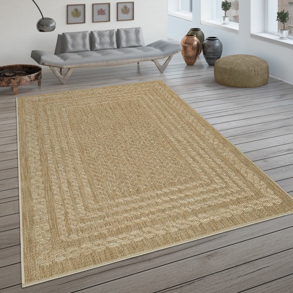 Flachgewebe-Teppich Lentz in Beige