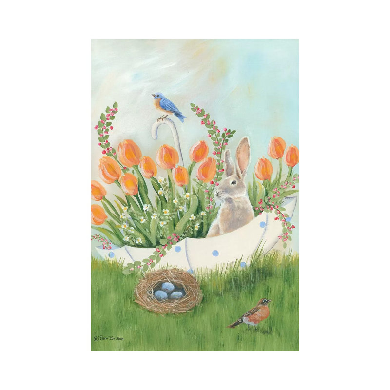 Umbrella Bounty 1 Piece Painting on Canvas, 66.04cm H x 45.72cm W x 1.91cm D, Wrapped Canvas