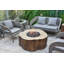 Round Concrete Smokeless Fire Pit Table-1894558063