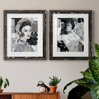 Runway Pause - ensemble de 2 peintures
